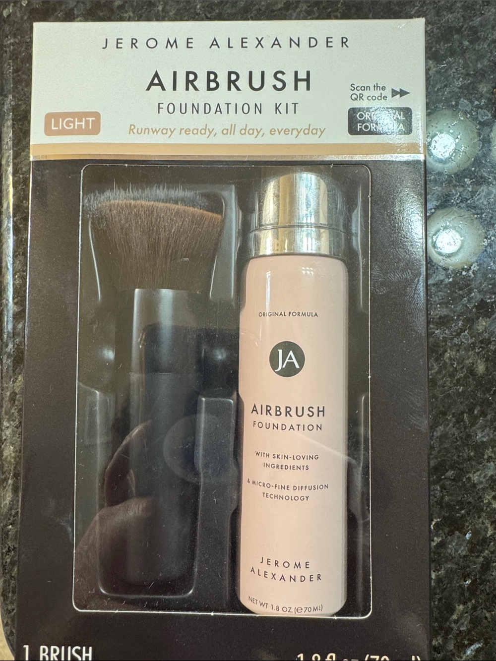 Airbrush Foundation Kit - Light (Pink/Beige)